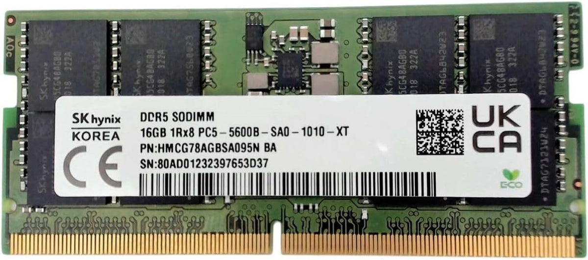 DDR5 16GB laptop SODIMM memory module