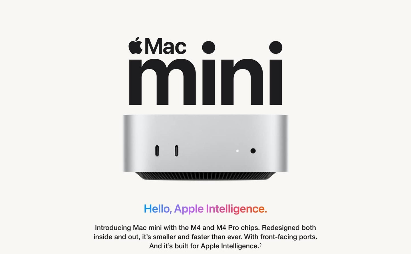 Apple Mac Mini 2024 M4 Chip 16GB RAM 256GB SSD MU9D3LL/A + April 2027 Warranty4