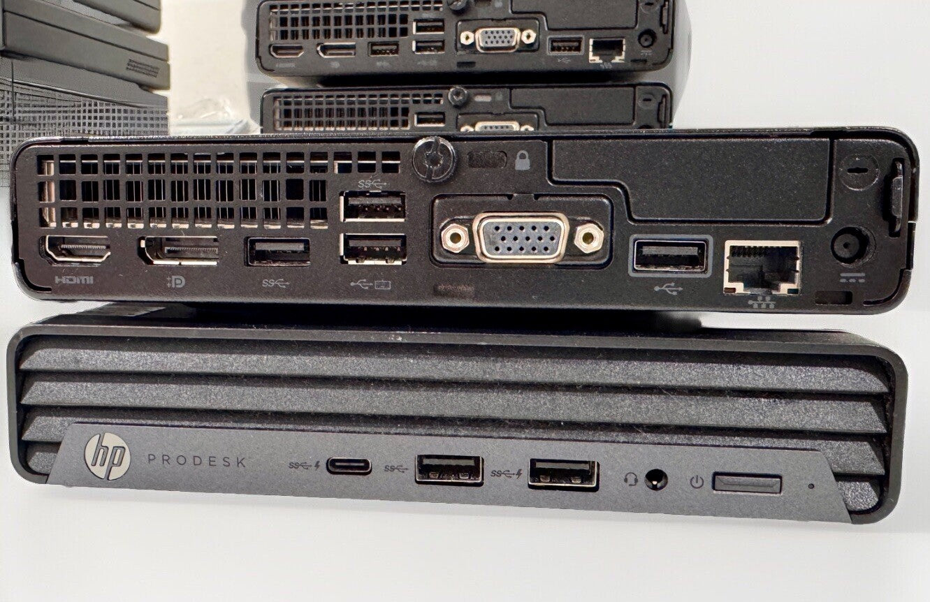 HP ProDesk 400 G6 i510500T Mini PC, 16GB RAM 256GB NVME SSD WIN 11 Pro