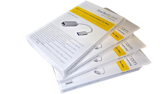 Lot of 4 StarTech USB 3 Type A to Gigabit Ethernet Network Adapter for PC, Mac0