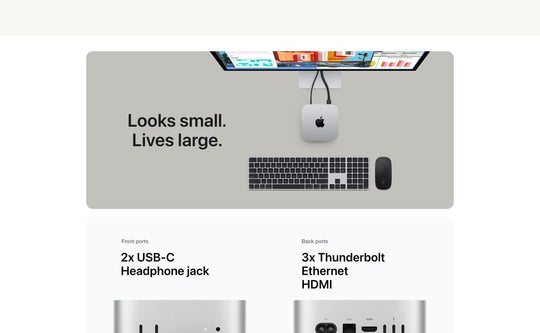 Apple Mac Mini 2024 M4 Chip 16GB RAM 256GB SSD MU9D3LL/A + April 2027 Warranty5