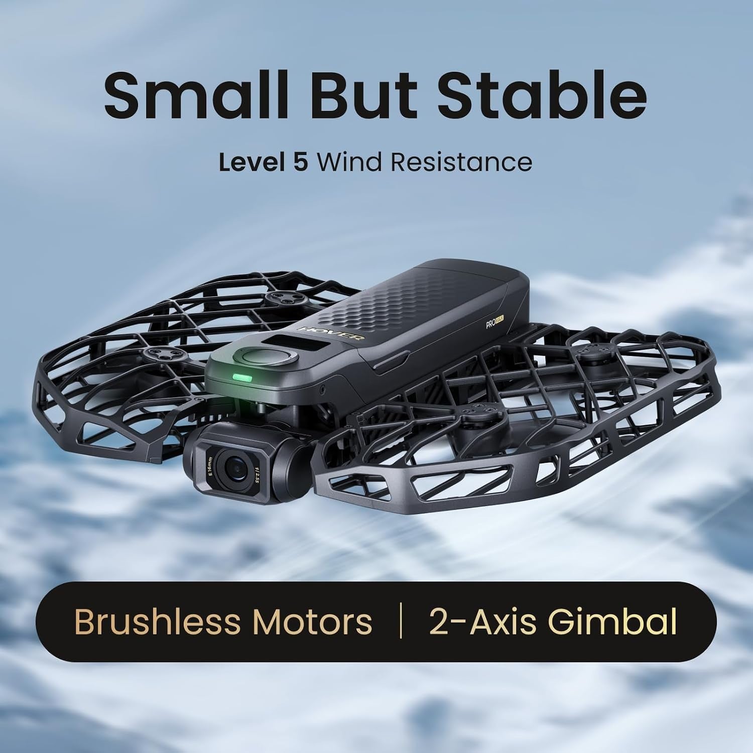 HOVERAir X1 PROMAX 8K Foldable Action Flying Camera Drone - Cycling Combo, NEW 1
