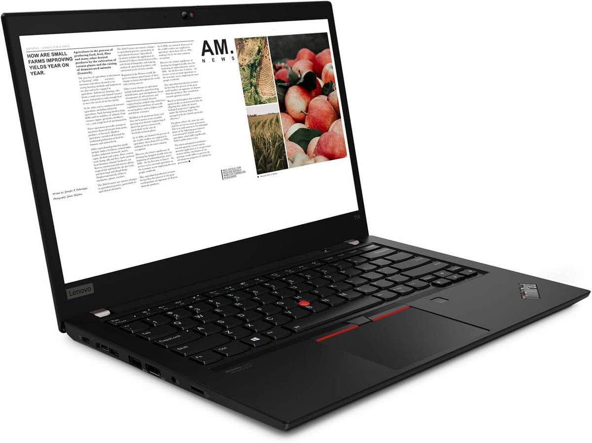 Lenovo ThinkPad T14 Gen 2 angled view
