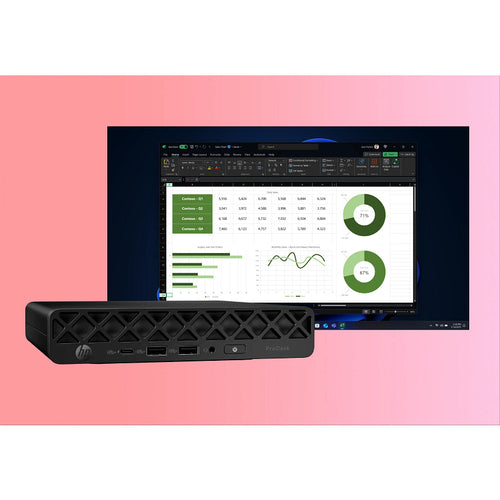 HP ProDesk 4 Mini G1i AI Wolf Pro Security Edition Intel Core Ultra 5 235T 16 GB DDR5-SDRAM 256 GB SSD Windows 11 Pro Mini PC AI PC Black - New