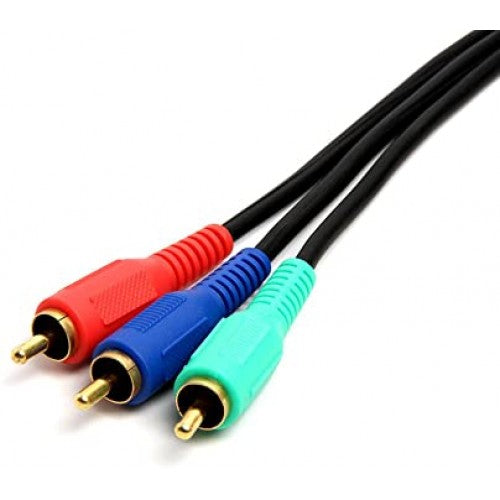 3RCA Component Video Cable M/M 30ft