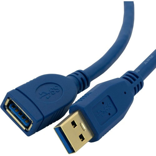 USB 3.0 AM to AF Extension Cable 10FT