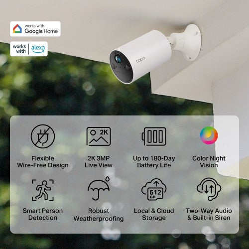 TP-Link Tapo TC82 camera angle view