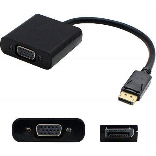 DisplayPort male to VGA female Adapter M/F, New