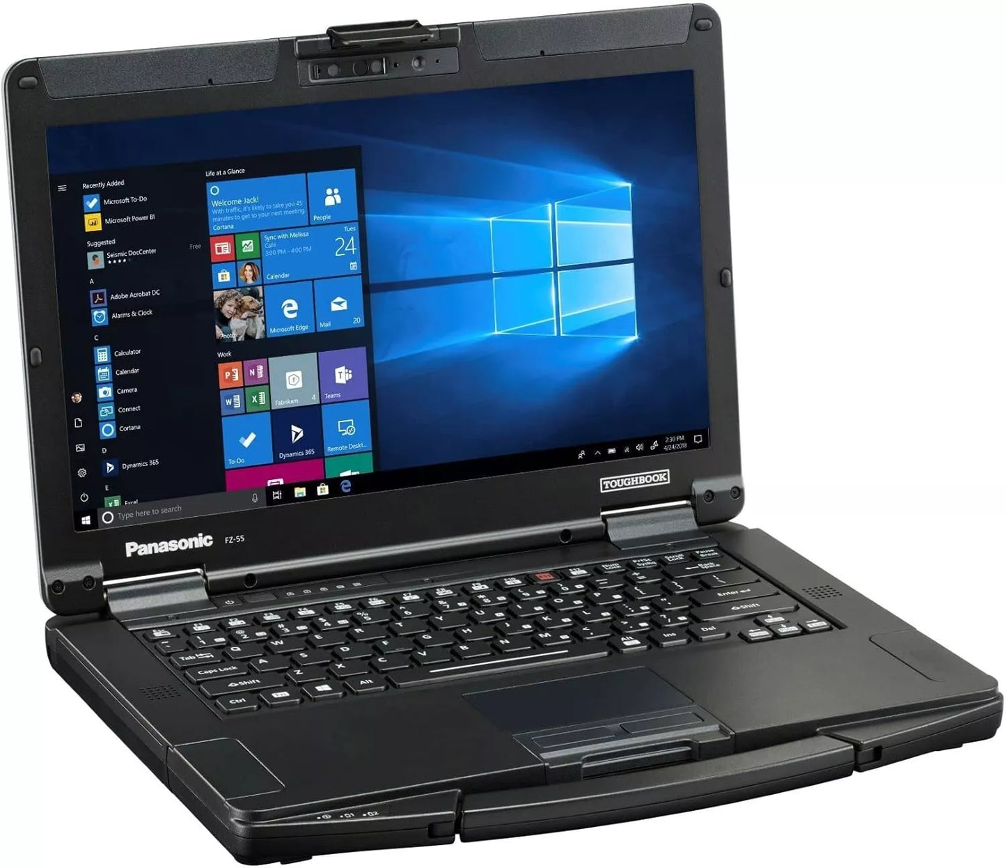 Panasonic Toughbook FZ-55 MK1 Intel i7-8665U 14" TOUCH 16GB 512GB SSD Win 11 PRO - Refurbished