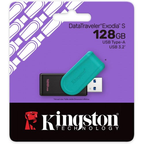 Kingston DataTraveler Exodia S 128GB USB 3.2 Flash Drive DTXS/128GB