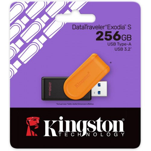 Kingston DataTraveler Exodia S 256GB USB 3.2 Flash Drive DTXS/256GB