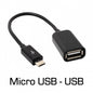 MicroUSB male to USB female cable adatper retail package (OTG-On The Go, USB OTG)