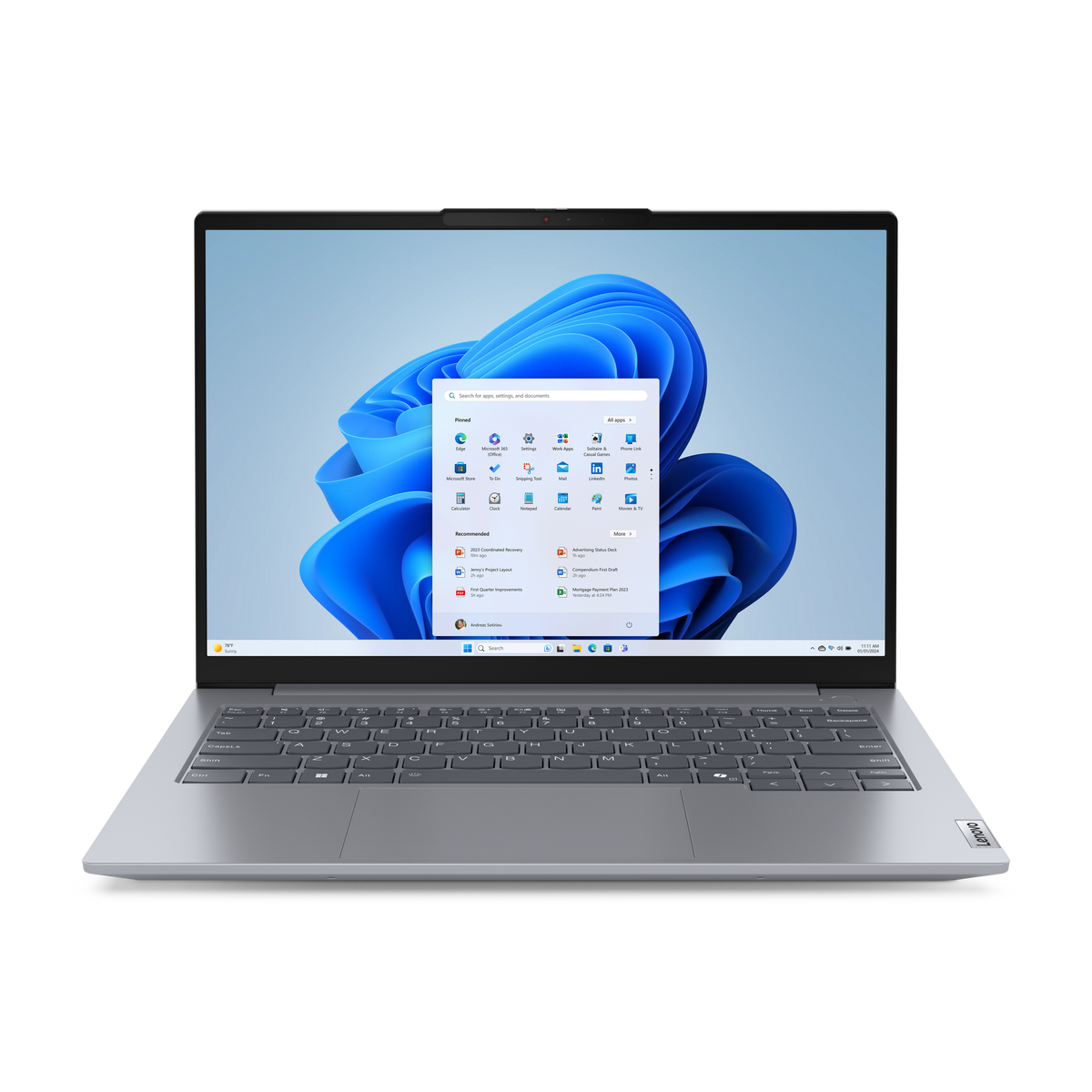 Lenovo ThinkBook 14 G7 ARP, front view