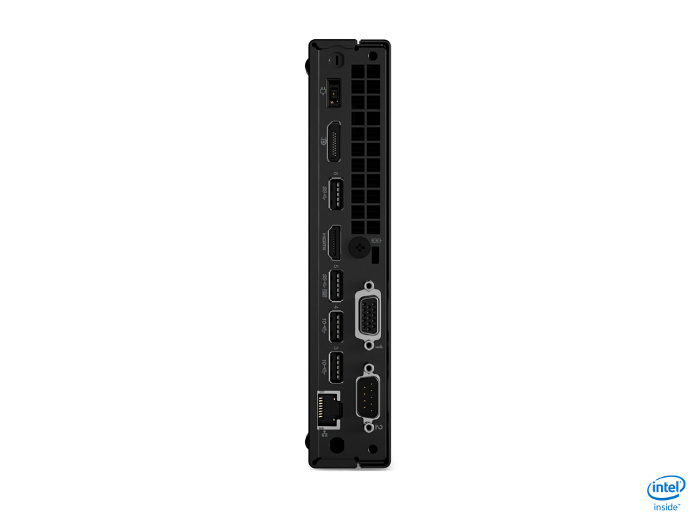 Lenovo ThinkCentre M80q Tiny, rear ports