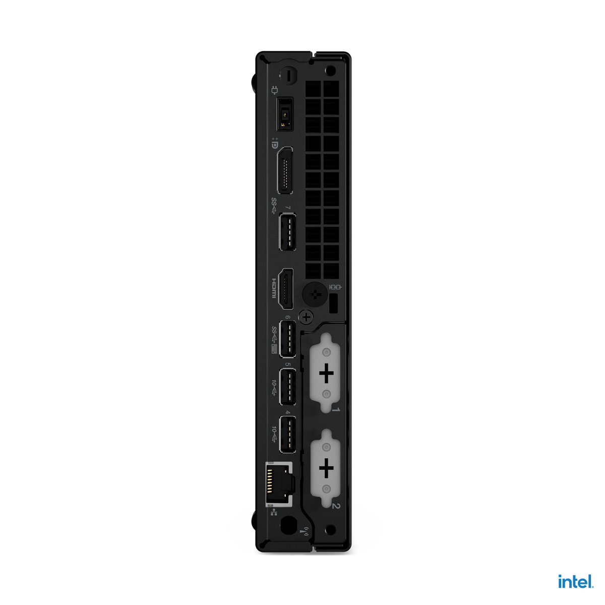 Lenovo ThinkCentre M80q Gen 3 Tiny, rear ports