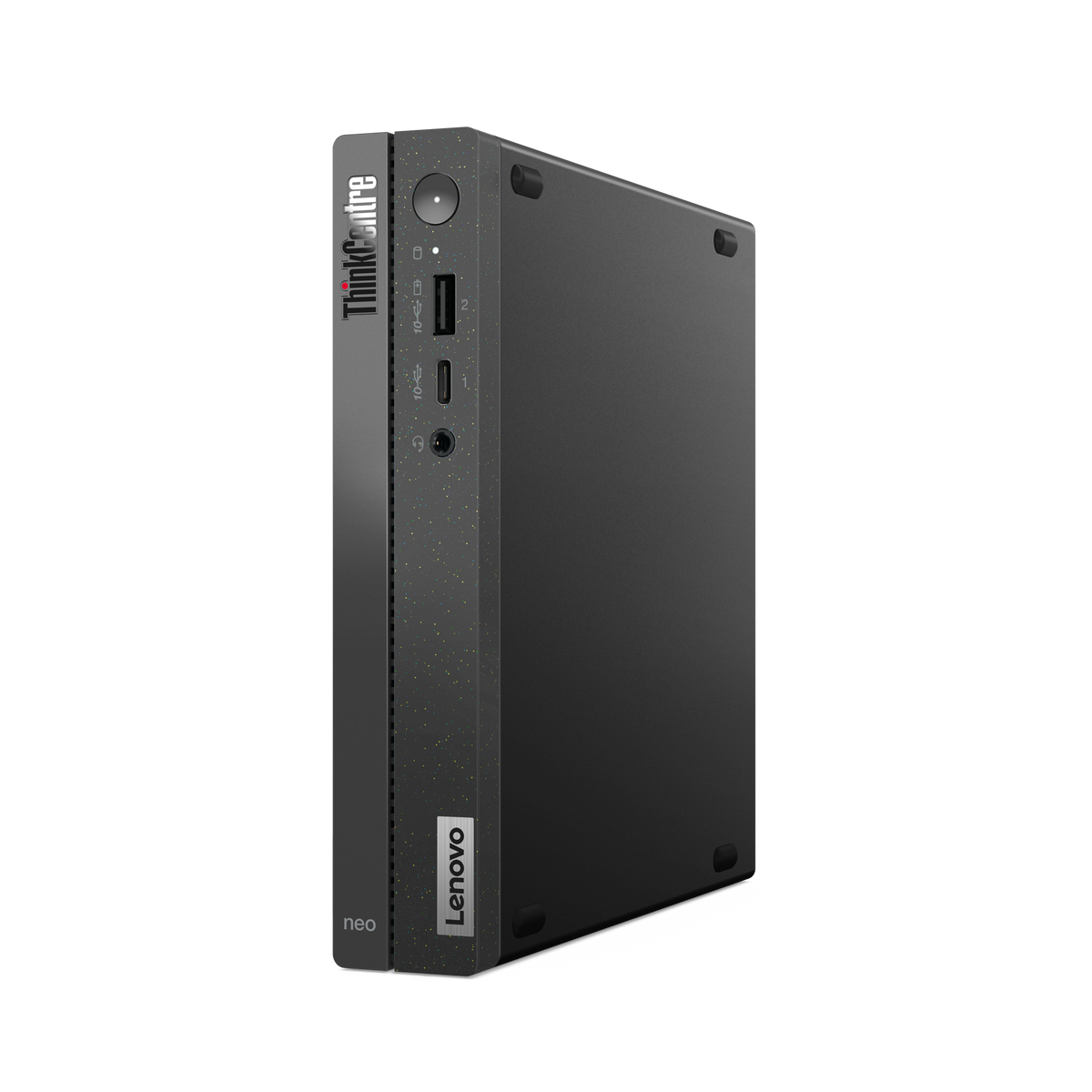 Lenovo ThinkCentre Neo 50q Tiny Gen 4, side angle