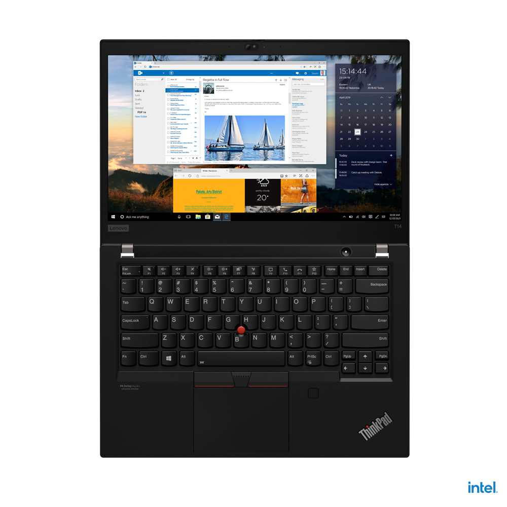 Lenovo ThinkPad T14 Gen 2 14" FHD Laptop i7-1165G7 16GB 512GB SSD Win 11 Pro - Refurbished