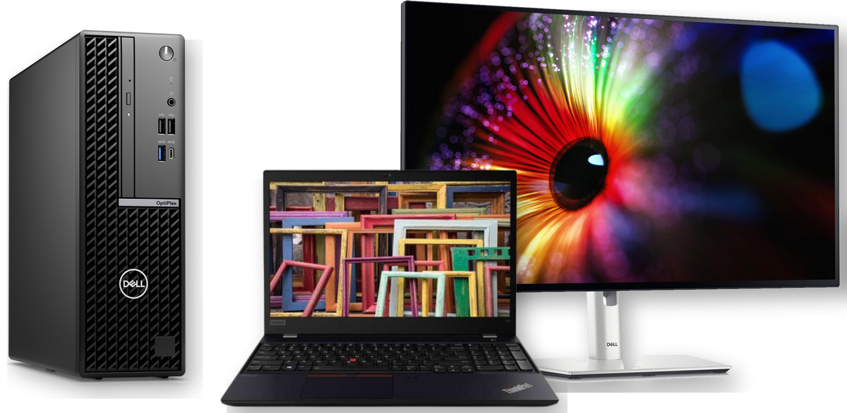 New and refurbished business laptop, desktop and monitor