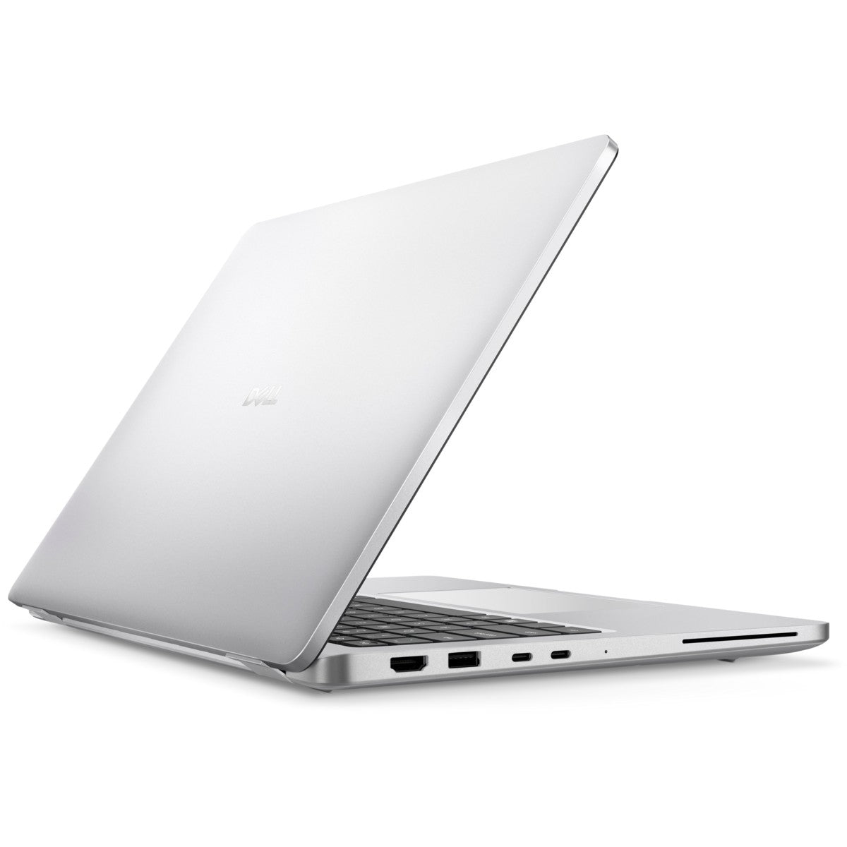 Dell Pro 14 Plus laptop aluminum lid rear view
