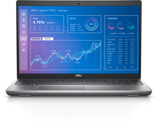 Dell Precision 3571 15.6" FHD Workstation Laptop i5-12600H 32GB 512GB SSD T600 Win 11 Pro - Refurbished