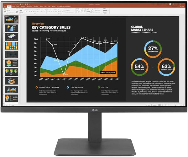 LG 27BR650B-C 27" FHD IPS USB-C Height-Adjustable Monitor - New