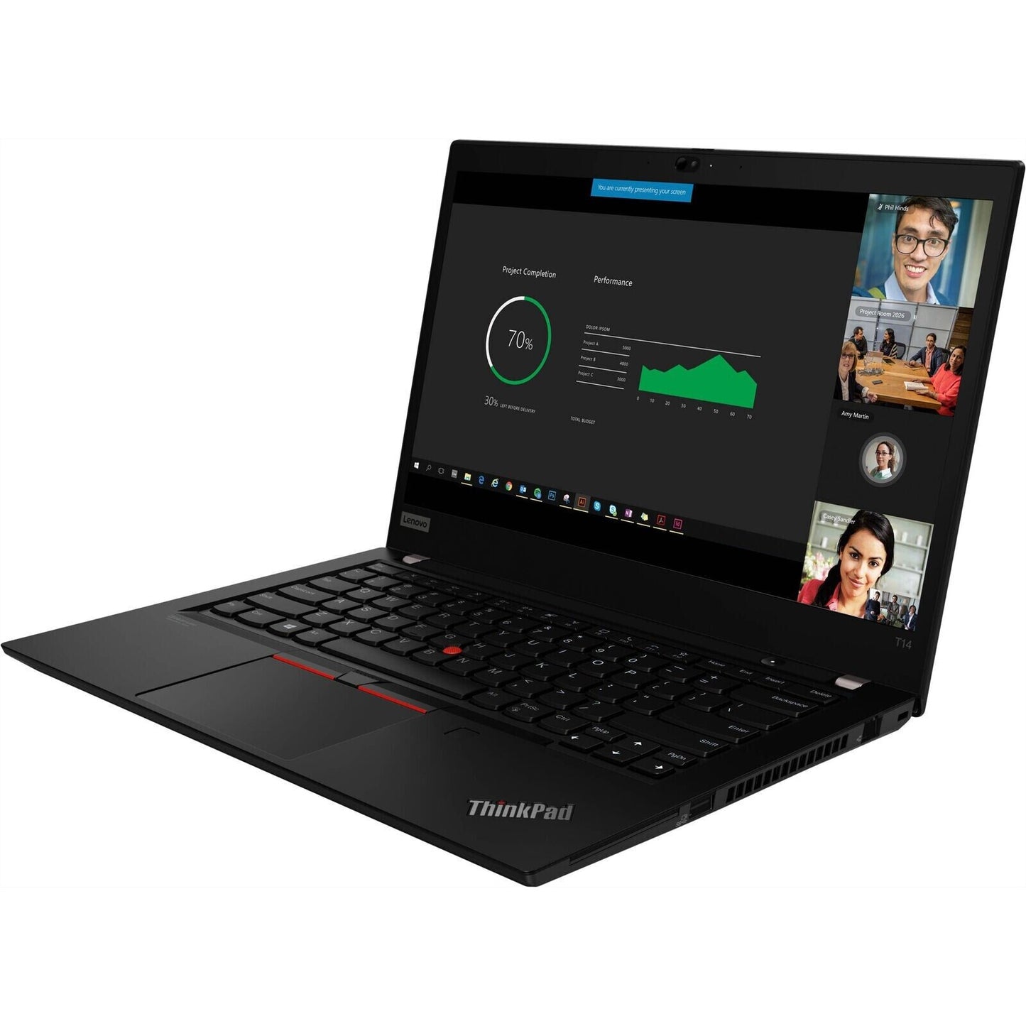 Lenovo ThinkPad T14 Gen 1 14" FHD i5 10210U 1.6GHz 16GB 256GB SSD Win 11 PRO - Like New - Grade A