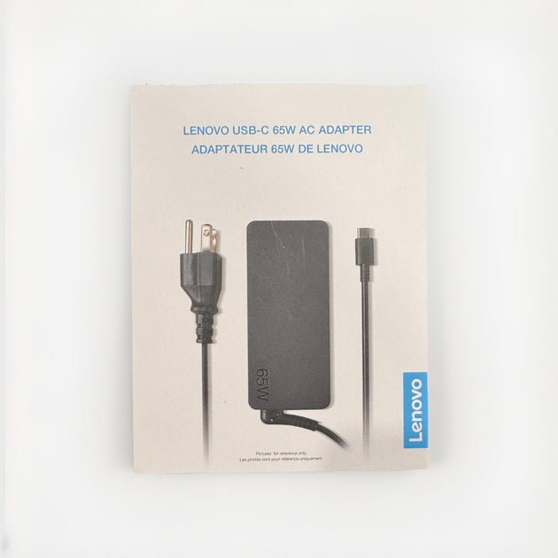 Genuine Original LENOVO 65W USB-C AC Adapter Charger - Brand New - Retail Pack1