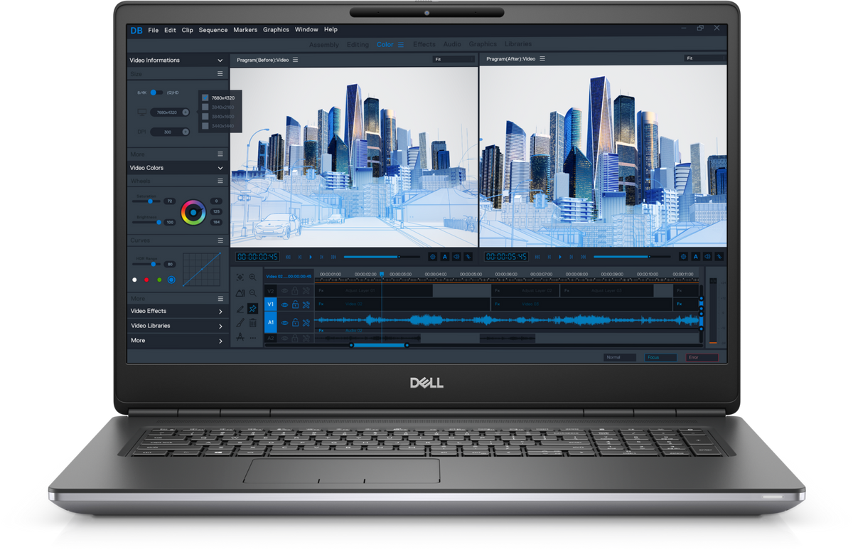Dell Precision 7760 17.3" Workstation Laptop i7 11th Gen 512GB SSD RTX A3000 6GB - Refurbished